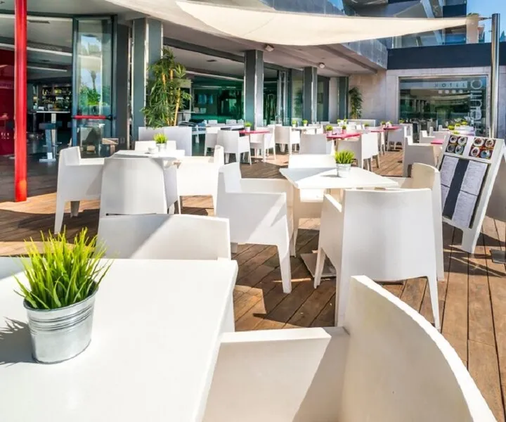 Terrace, Nautic Hotel, Majorca