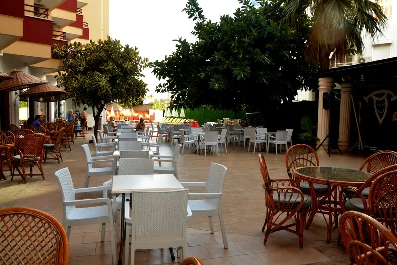 Terrace, Galaxy Beach Hotel, Antalya