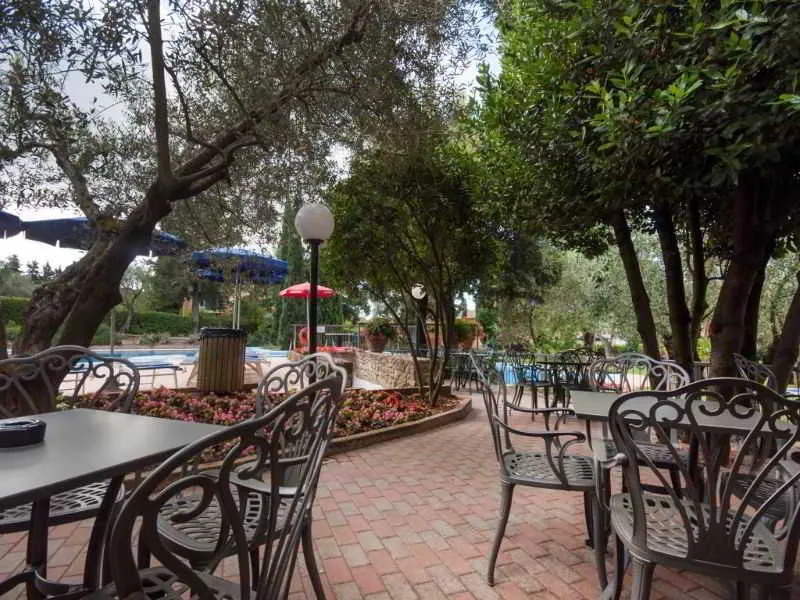 Terrace, Hotel Villa Paradiso, Perugia
