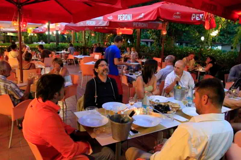 Restaurant, Camping Tiber, Rome