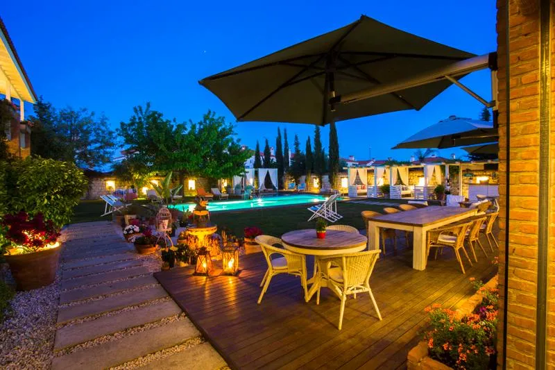 Terrace, Alacati Cadde 75 Luxury Hotel, Izmir
