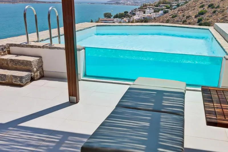 JUNIOR SUITE DELUXE WITH PRIVATE POOL Room, Royal Marmin Bay Boutique & Art Hotel, Crete