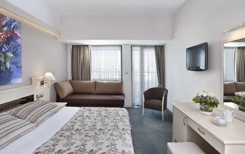 DOUBLE SINGLE USE LAND VIEW Room, Sunrise Resort Hotel, Antalya