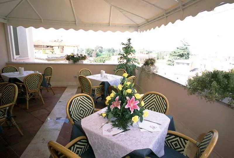 Terrace, Villa Morgagni, Rome