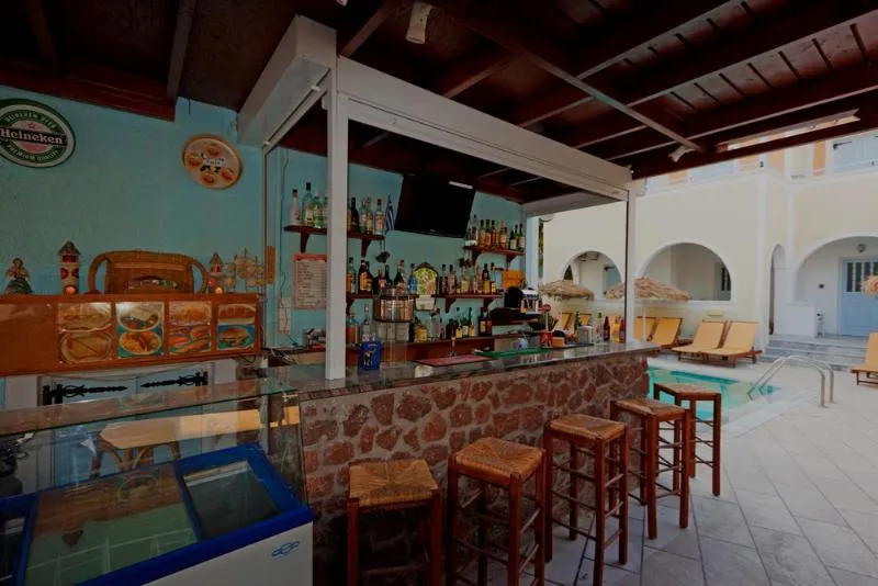 Bar, Sellada Apartments, Santorini