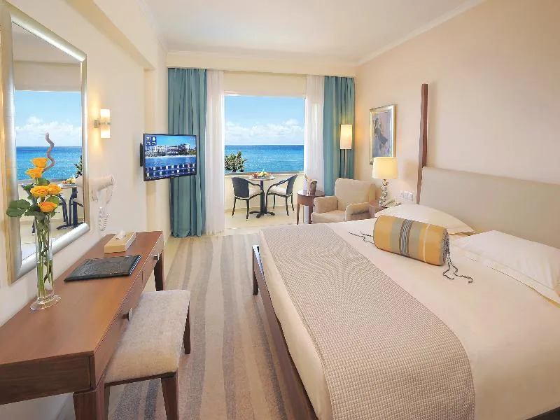 DOUBLE DELUXE SIDE SEA VIEW Room, Alexander The Great Beach Hotel, Cyprus