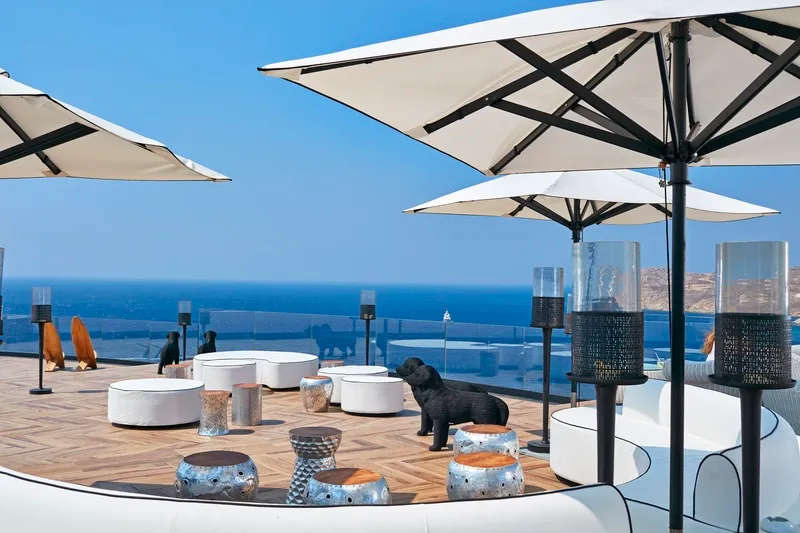Terrace, Royal Myconian - Leading Hotels of the World, Mykonos