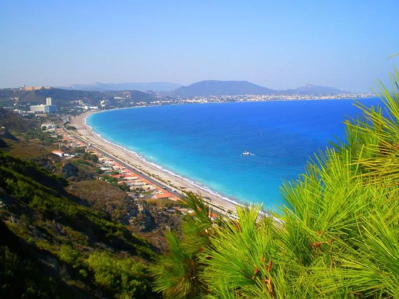 Beach, Dionysos, Rhodes