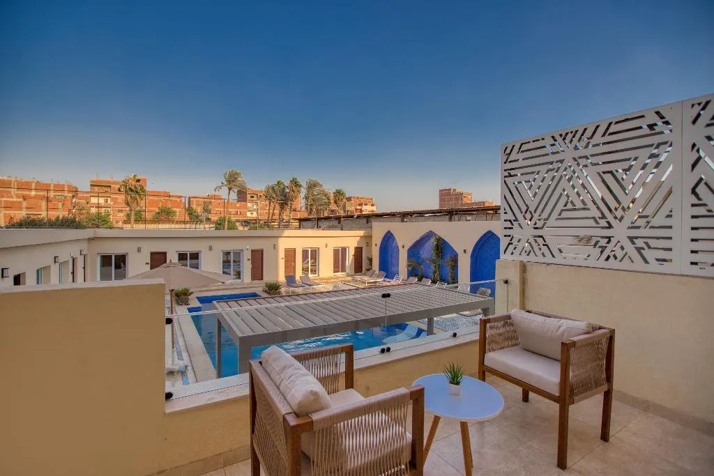 Double or Twin TWO DOUBLE BEDS Room, Mazar Pyramids Hotel, Cairo