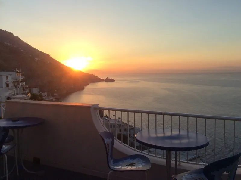 Terrace, Holiday Hotel Praiano - Amalfi Coast, Naples