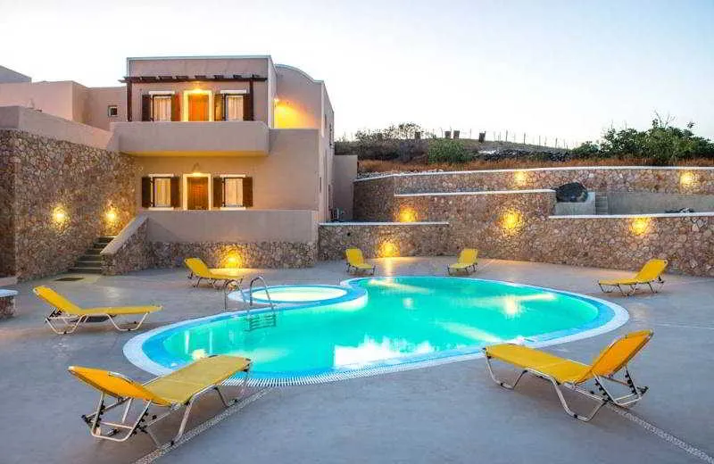 General view, Moonlight Apartments, Santorini