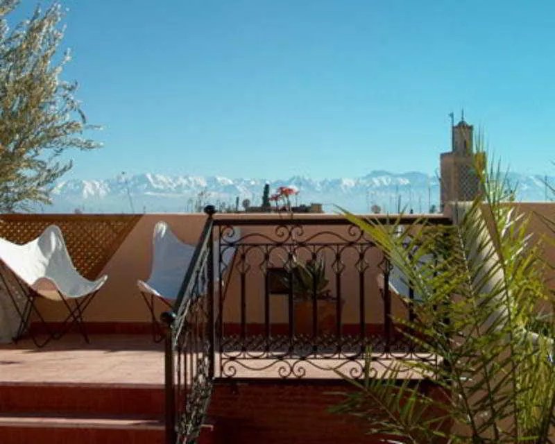 Terrace, Riad Dar Latifa, Marrakech