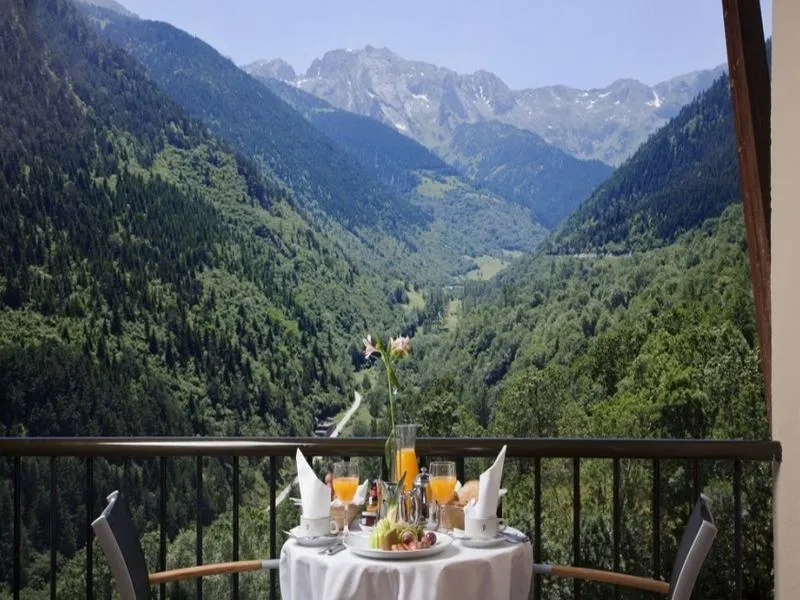 Terrace, Parador de Vielha, Costa Brava