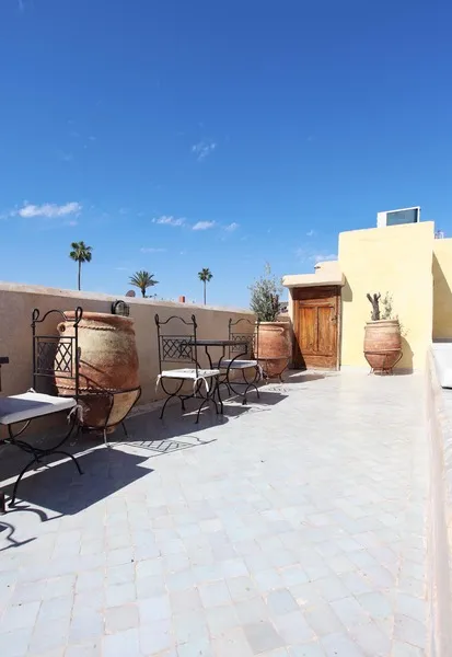Terrace, Riad White Flowers, Marrakech
