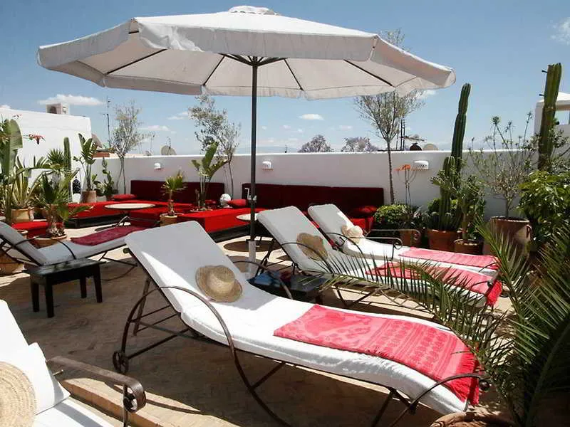 Terrace, Riad La Maison Rouge, Marrakech