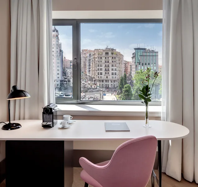 Double or Twin DELUXE Room, Barceló Torre de Madrid, Madrid