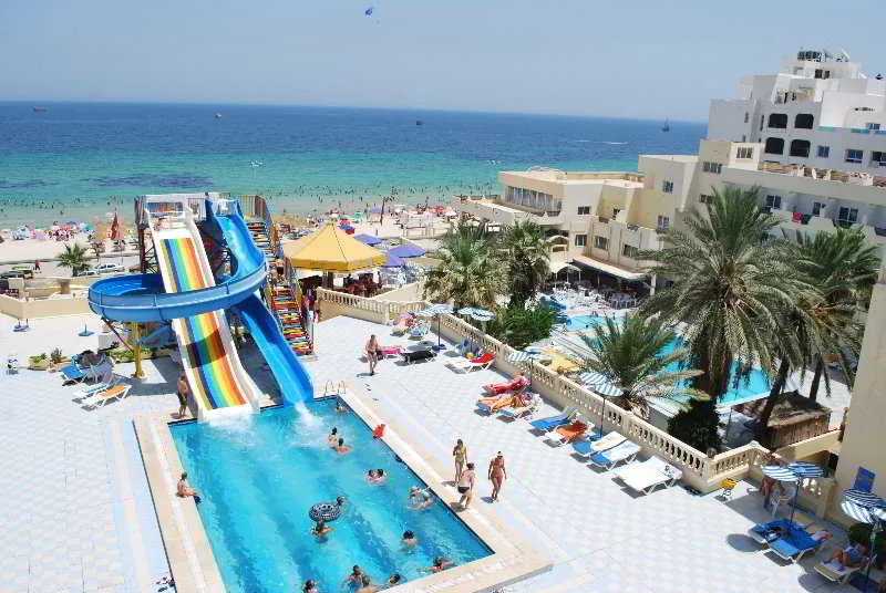 Pool, Sousse City and Beach, Tunisia