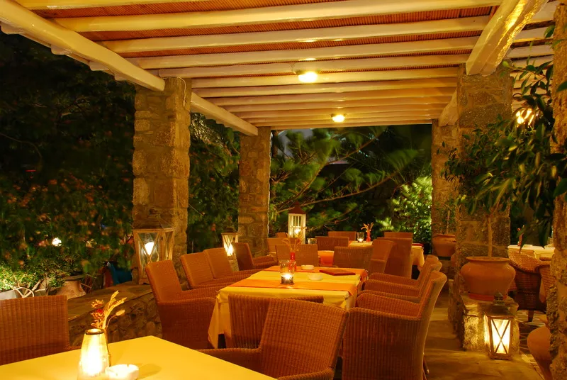 Terrace, Kamari Hotel, Mykonos