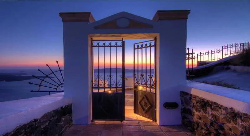 Terrace, The Vasilicos Caldera Heritage Suites, Santorini