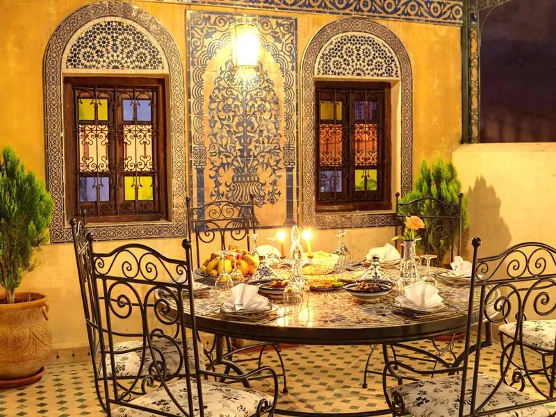 Restaurant, Riad Rcif, Fez