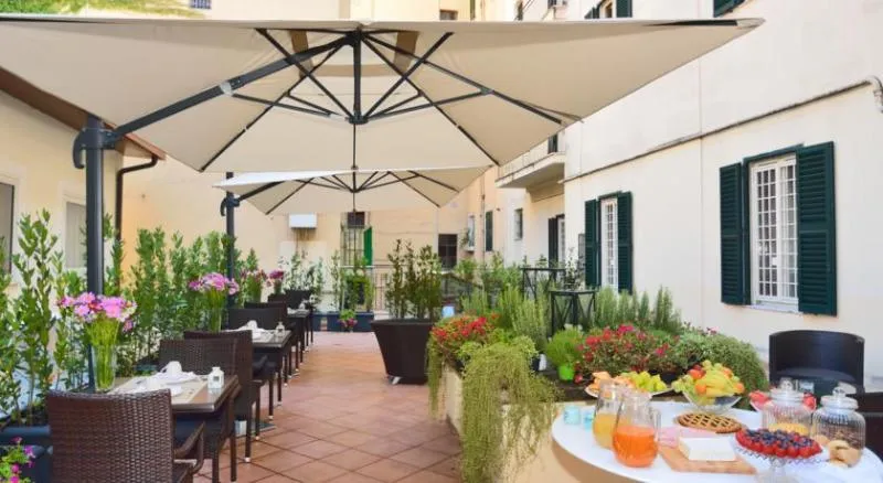 Terrace, Hotel Lloyd Roma, Rome
