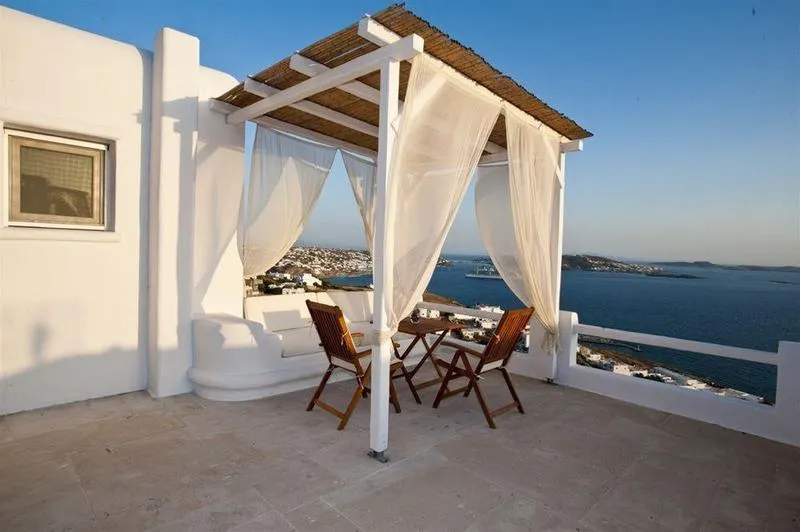 General view, La Maison Blanche, Mykonos