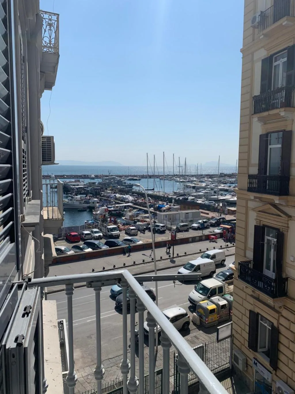 DOUBLE SEA VIEW Room, Hotel Ausonia, Naples