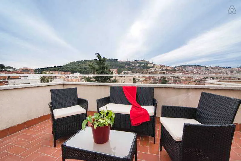 Terrace, Mellow Youth Hostel, Barcelona