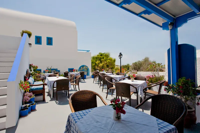 General view, Ancient Thera Studios, Santorini