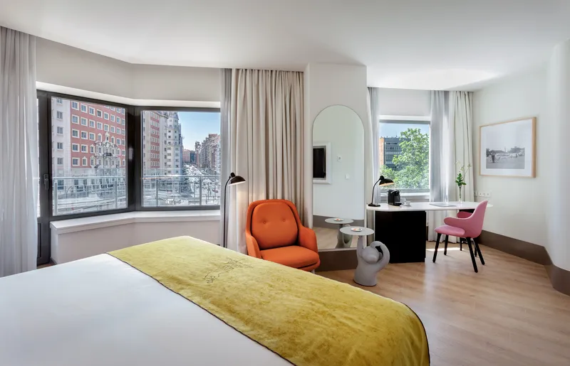 Double or Twin DELUXE Room, Barceló Torre de Madrid, Madrid