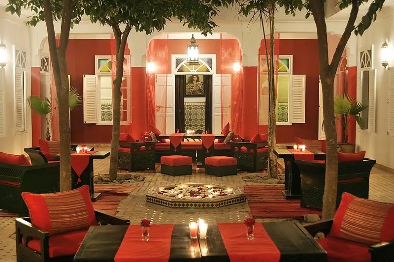 General view, Riad La Maison Rouge, Marrakech