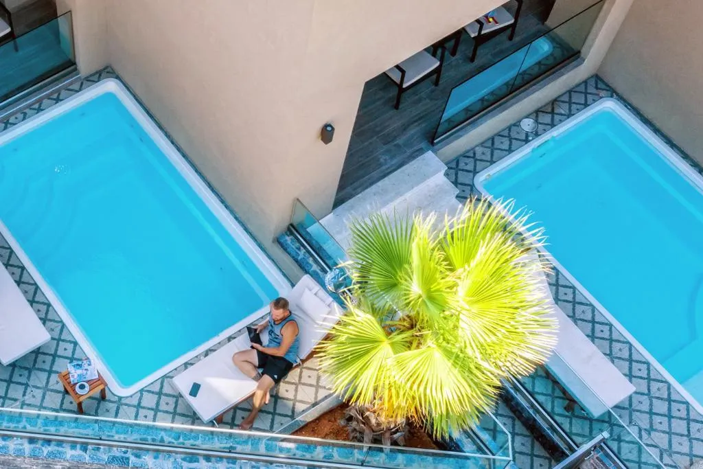 JUNIOR SUITE WITH PRIVATE POOL Room, Axel Beach Crete, Crete