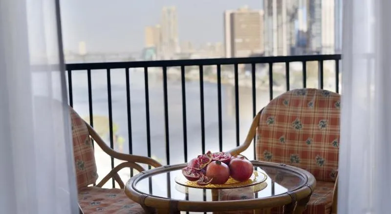 Terrace, Cairo Marriott hotel & Omar Khayyam Casino, Cairo
