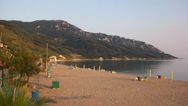 General view, Alkyon Beach, Corfu