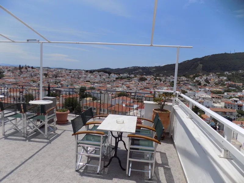 Terrace, Pension Margarita, Skiathos