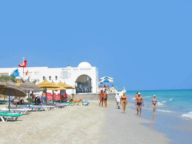 Beach, Les Sirenes Beach, Tunisia