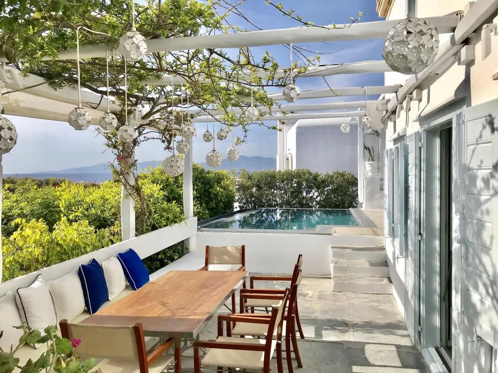Terrace, Belvedere hotel, Mykonos