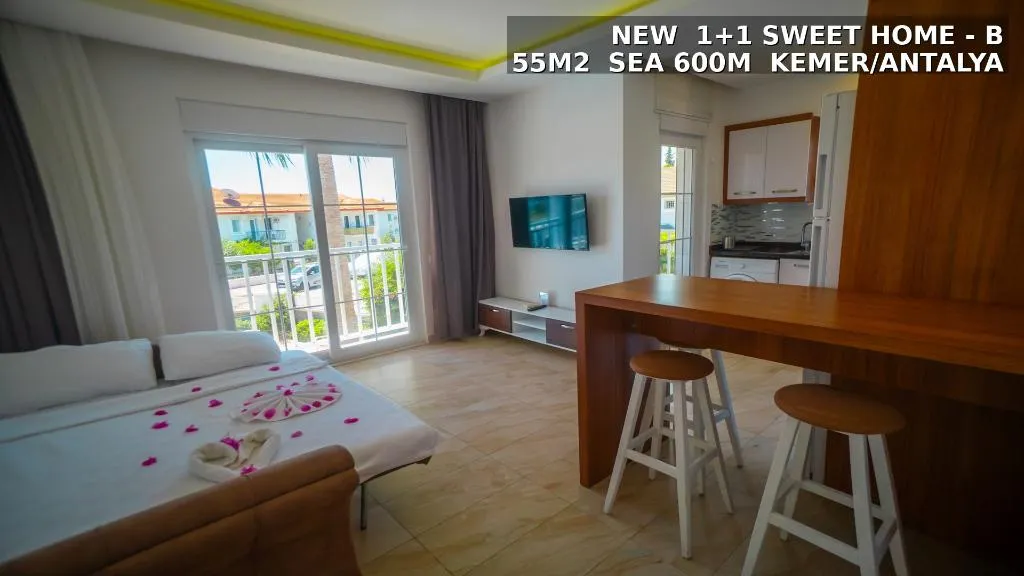 Room ONE BED Room, Kemer Sweet Home Apartments, Antalya