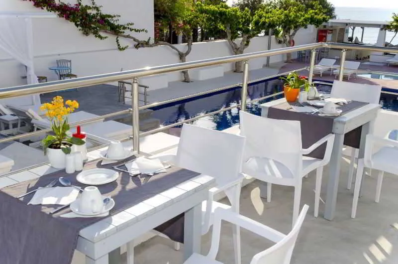 General view, RK Beach hotel, Santorini