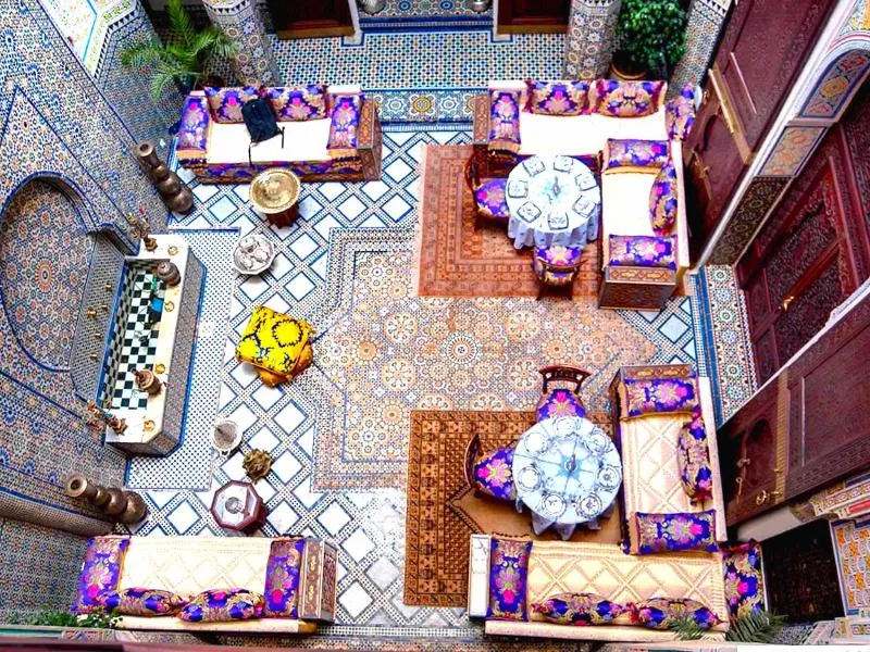 Lobby, Riad Rcif, Fez