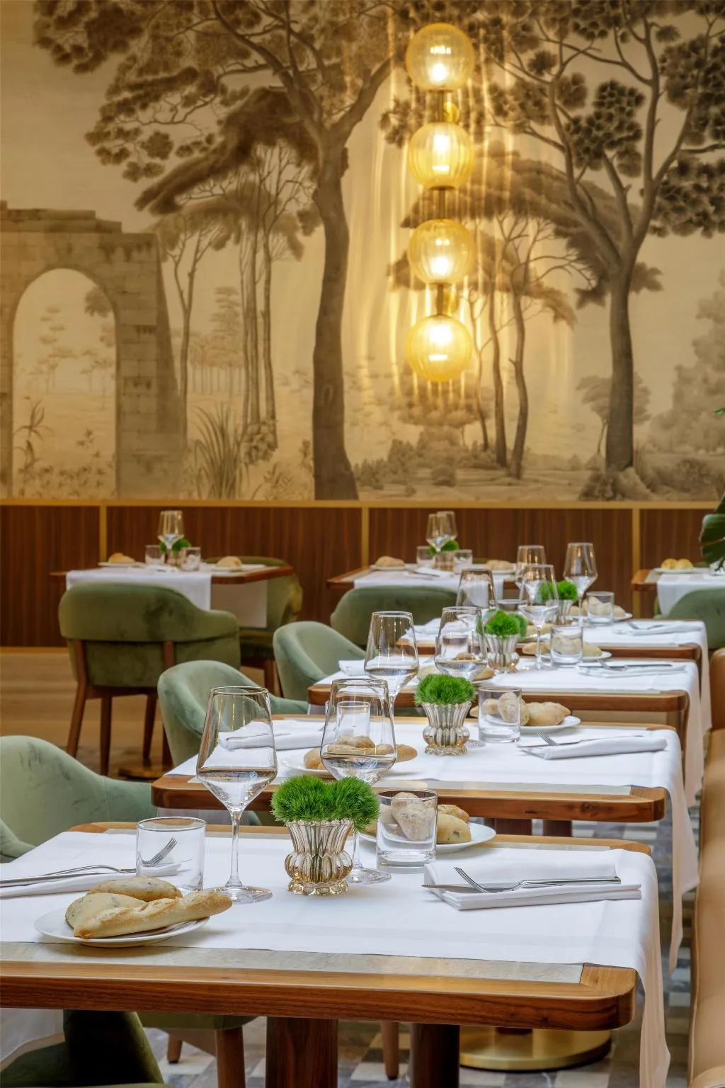 Restaurant, Hotel Imperiale, Rome