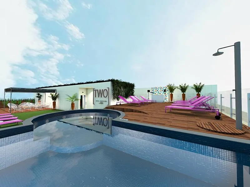 Terrace, TWO Hotel Barcelona by Axel Adults Only, Barcelona