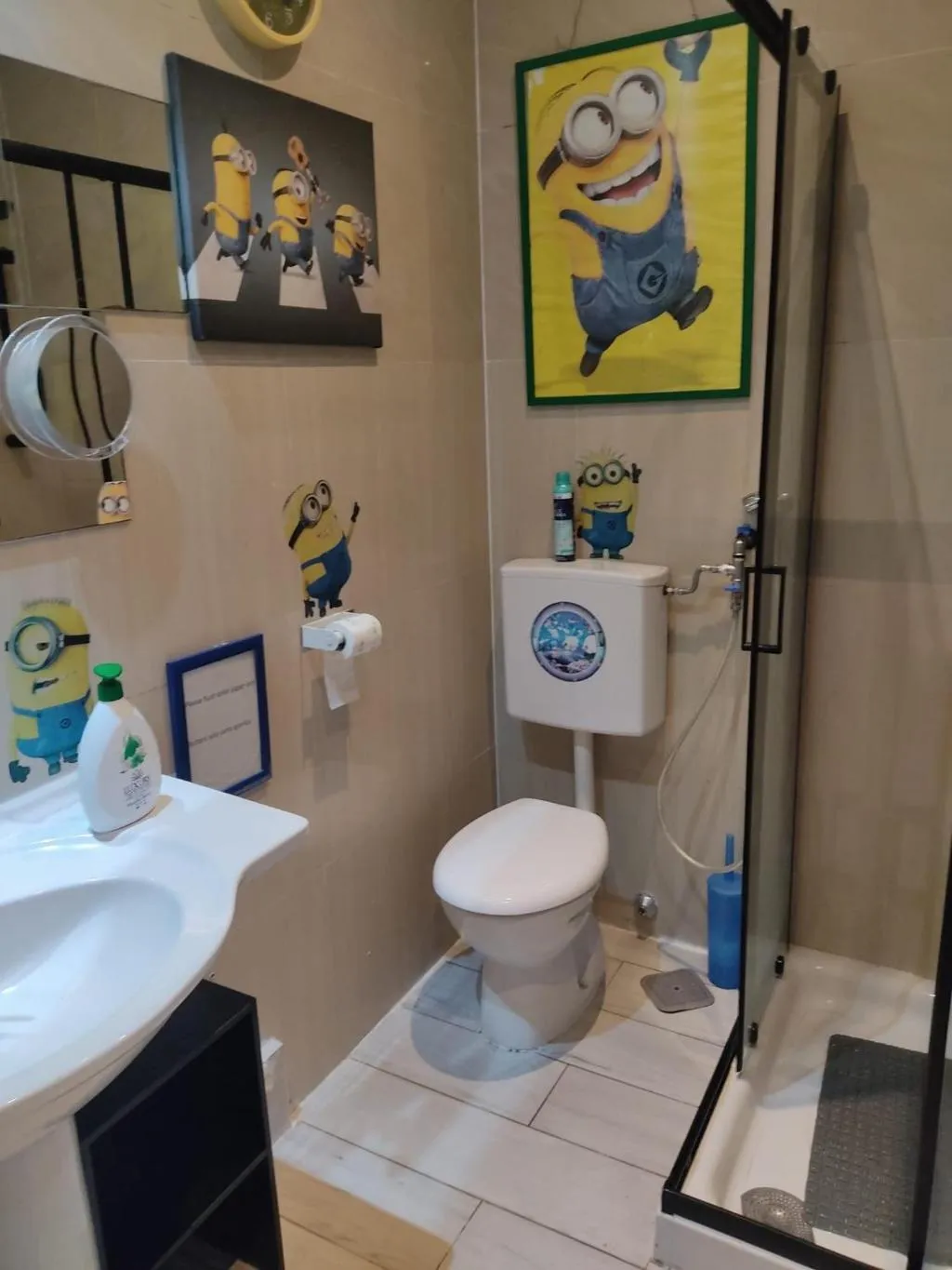 QUADRUPLE Shared external bathroom Room, Comics Guesthouse, Rome