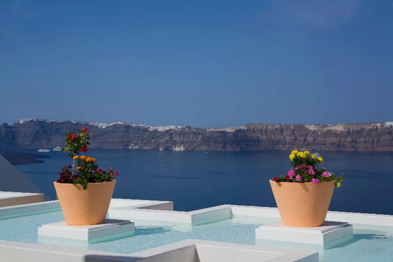 Terrace, Maison des Lys, Santorini