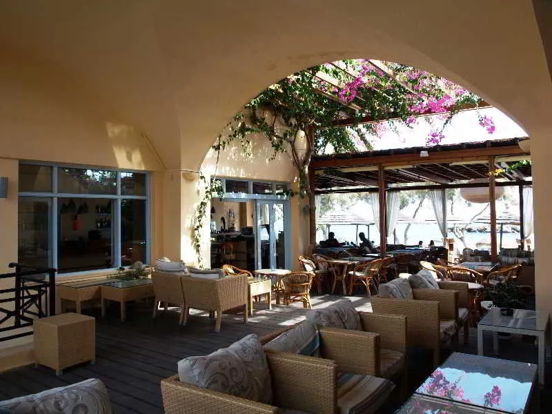 Restaurant, Levante Beach, Santorini