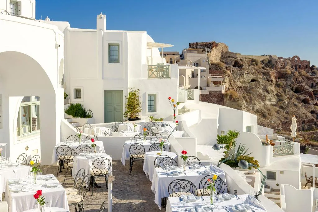 Lobby, Fanari Villas, Santorini