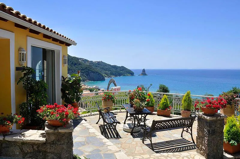 General view, Mazis Apartments, Corfu