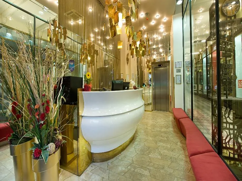 Lobby, EA Hotel Rokoko, Prague
