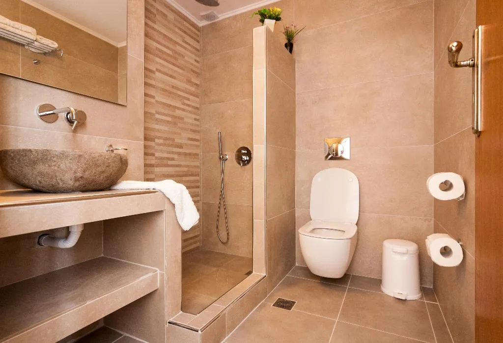 Double or Twin SEA VIEW Room, Irini's Rooms Fteoura, Santorini