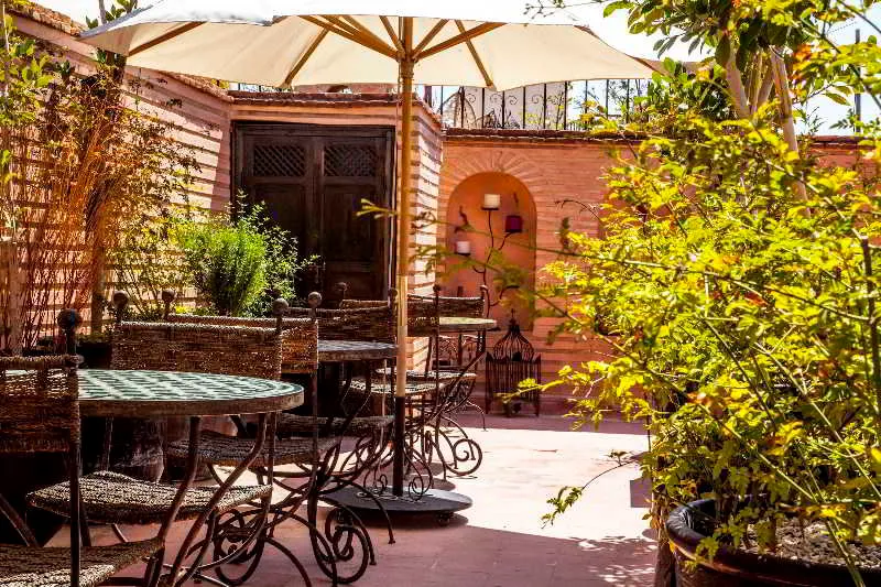 Terrace, Riad Ilayka, Marrakech